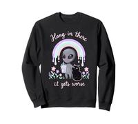 Alien Top Girls Kids Outer Space Hang In There It Gets Worse Sweatshirt