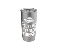 Alien Trust Me I've Seen Things UFO Stainless Steel Insulated Tumbler