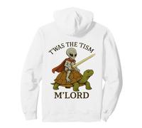 Alien Twas The Tism M Lord Funny Autism Meme Graphic Pullover Hoodie