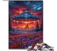 Alien UFO 1000 Piece Jigsaw Puzzles for Teenagers Gifts, Challenging Difficult Deal As Gifts for The Whole Family (26x38cm)