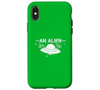 Alien UFO Abduction Space Graphic Case for iPhone X/XS