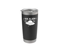 Alien UFO Abduction Space Graphic Stainless Steel Insulated Tumbler