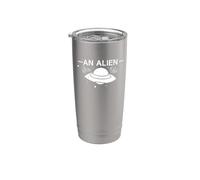 Alien UFO Abduction Space Graphic Stainless Steel Insulated Tumbler
