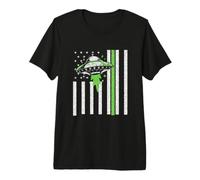 Alien UFO - Case Files Blurry Belief Sharp - UFO Believer Premium T-Shirt