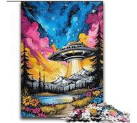 Alien UFO Jigsaw Puzzles for Teenagers 2000 Piece Puzzle, Challenging Game And Family Play Educational Game for Birthday, Chrismas (70x100cm)