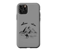 Alien UFO Over Pyramids Egypt UAP History Disclosure Graphic Case for iPhone 11 Pro