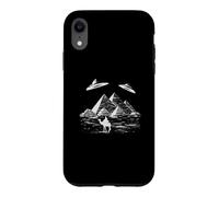 Alien UFO Over Pyramids Egypt UAP History Disclosure Graphic Case for iPhone XR