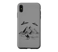 Alien UFO Over Pyramids Egypt UAP History Disclosure Graphic Case for iPhone XS Max