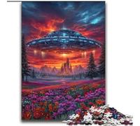 Alien UFO Puzzles 2000 Pieces for Teenagers, Help The Brain Exercise Addictive Toys to Cultivate Patience Unique Challenge Game (70x100cm)