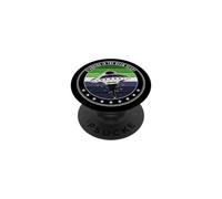 Alien UFO - Standing In The Beam Ready - UFO Believer PopSockets Adhesive PopGrip