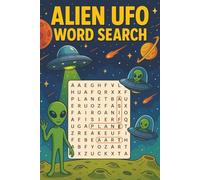 Alien UFO Word Search: 50+ Space Word Search Puzzles for All Ages - Fun and Educational Brain Games About Planets, Rockets, Stars & More | With Solutions