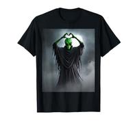 Alien V-Day Heart Hands Scary Valentines Day Halloween 2026 T-Shirt