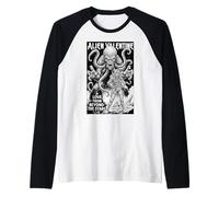Alien Valentine Funny Science Fiction Vintage Comic Book Raglan Baseball Tee