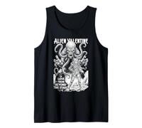 Alien Valentine Funny Science Fiction Vintage Comic Book Tank Top