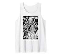 Alien Valentine Funny Science Fiction Vintage Comic Book Tank Top