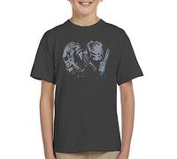 Alien Vs Predator Paint Splatter Kid's T-Shirt