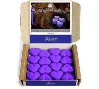 Alien Wax Melts - 16 x 5g Heart Shaped Soy Wax Melts Vegan and Pet Friendly on a Presentation Gift Box