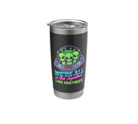 Alien We're All in This Together Like Hostages Retro Style Stainless Steel Insulated Tumbler