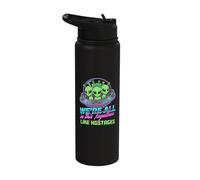 Alien We're All in This Together Like Hostages Retro Style Stainless Steel Insulated Water Bottle