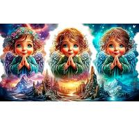 Alien-with-hat-holding-fire 1000-Piece Jigsaw Puzzle for Kid Toys Classic Educational Games Decoration 75x50cm/1000pcs