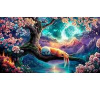 Alien-with-planets-background 1000 Piece Jigsaw Puzzles for Adults Classic Educational Games Decoration 75x50cm/1000pcs