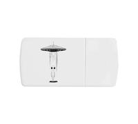 'Alien with UFO' Pill Box with Tablet Splitter (PI00034358)