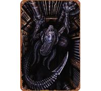Alien Xenomorph Crawling Movie Poster Tin Metal Sign Vintage Wall Plaque Decor 8x12 Inch