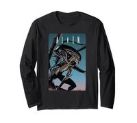 Alien Xenomorph Illustrated Poster Long Sleeve T-Shirt