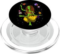 Alien Yoga Zen Meditation Spiritual Buddhist Yoga Lover PopSockets PopGrip for MagSafe