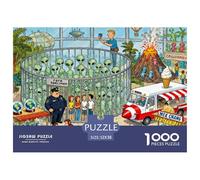 Alien Zoo Wooden Jigsaw Puzzle Waterproof 1000 Piece Puzzles for Adults Gifts Impossible Educational Games