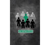 ALIENATED: The Crowd - Full Art Cover | Hardcover Lined Notebook (6×9): A bold graphic notebook exploring identity, isolation, and modern noise