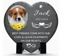 Alienc Personalised Dog & Cat Memorial Plaque, Pet Memorial Gift