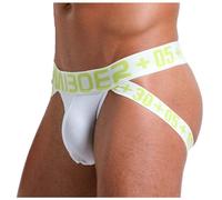 Alienjoy Mens Jockstrap Sexy Underwear Thong Sexy Cotton G String Sports Jocks Strap White