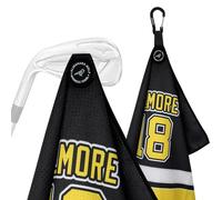 Aliennana Magnetic Golf Towel, Microfiber Waffle Design with Clip - Industrial Strength Magnet for Strong Hold to Golf Bags, Carts Clubs (Number 18)