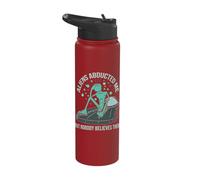 Aliens Abducted Me - Alien Abduction UFO - Get in Loser Gift Stainless Steel Insulated Water Bottle
