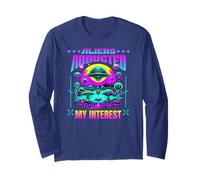 Aliens Abducted My Interest Extraterrestrial Humor Sci Fi Long Sleeve T-Shirt