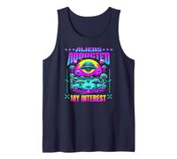 Aliens Abducted My Interest Extraterrestrial Humor Sci Fi Tank Top