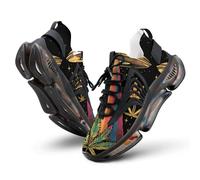 Aliens And Weed Men's Running Shoes Walking Sneakers for Women Athletic Lightweight Breathable Shoes