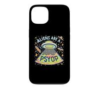 Aliens Are A Psyop Funny Abduction Anti Gravity Fake Alien Case for iPhone 13