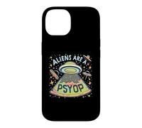 Aliens Are A Psyop Funny Abduction Anti Gravity Fake Alien Case for iPhone 14