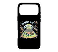 Aliens Are A Psyop Funny Abduction Anti Gravity Fake Alien Case for iPhone 17 Pro Max