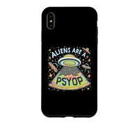 Aliens Are A Psyop Funny Abduction Anti Gravity Fake Alien Case for iPhone XS Max