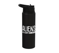 Aliens are Always The Answer Stainless Steel Insulated Water Bottle