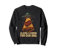 Aliens Are Coming For Our BBQ Humor Sweatshirt