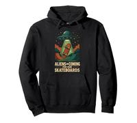 Aliens Are Coming For Our Skateboards Pullover Hoodie