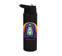 Aliens are Coming Funny UFO Alien Believer Ufosighting Stainless Steel Insulated Water Bottle