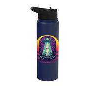 Aliens are Coming Funny UFO Alien Believer Ufosighting Stainless Steel Insulated Water Bottle