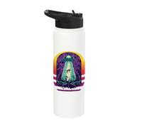 Aliens are Coming Funny UFO Alien Believer Ufosighting Stainless Steel Insulated Water Bottle