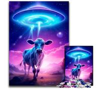 Aliens Are Here Jigsaw Puzzles for Adults 1000 Piece Challenging Puzzles Challenging Brain Teaser for Teenagers Family Game Night Fun 1000 PCS(38x26cm)