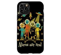 Aliens Are Real Meme Retro 1950s Atomic Age Space Sci-Fi Case for iPhone 11 Pro